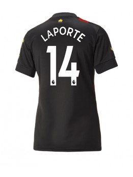 Manchester City Aymeric Laporte #14 Auswärtstrikot für Frauen 2022-23 Kurzarm